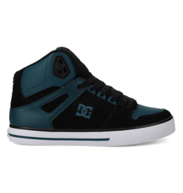 DC MENS PURE HIGH-TOP WC - DARK TEAL/BLACK
