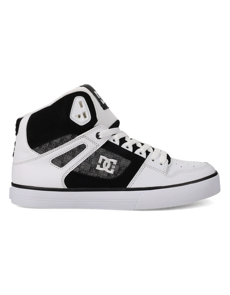 DC MENS PURE HIGH-TOP WC (BLACK/WHITE/CARBON)