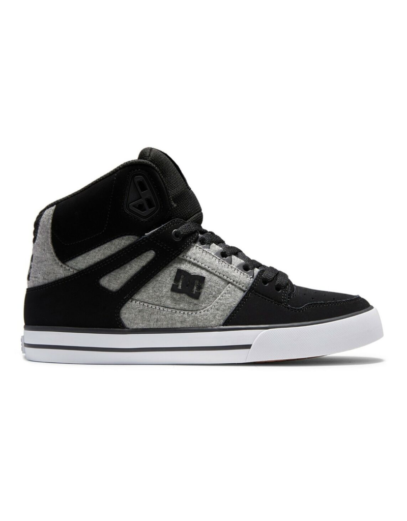 DC MENS PURE HIGH-TOP WC (BLACK/BATTLESHIP/ARMOR)