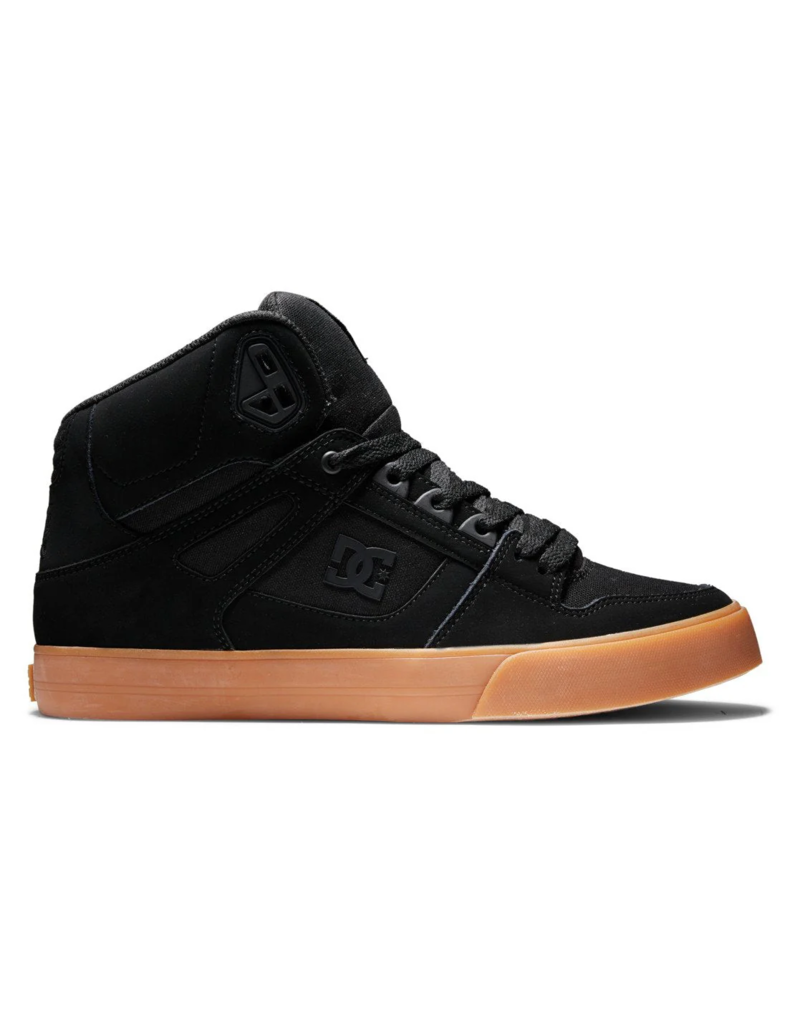 DC MENS PURE HIGH-TOP WC (BLACK/GUM)