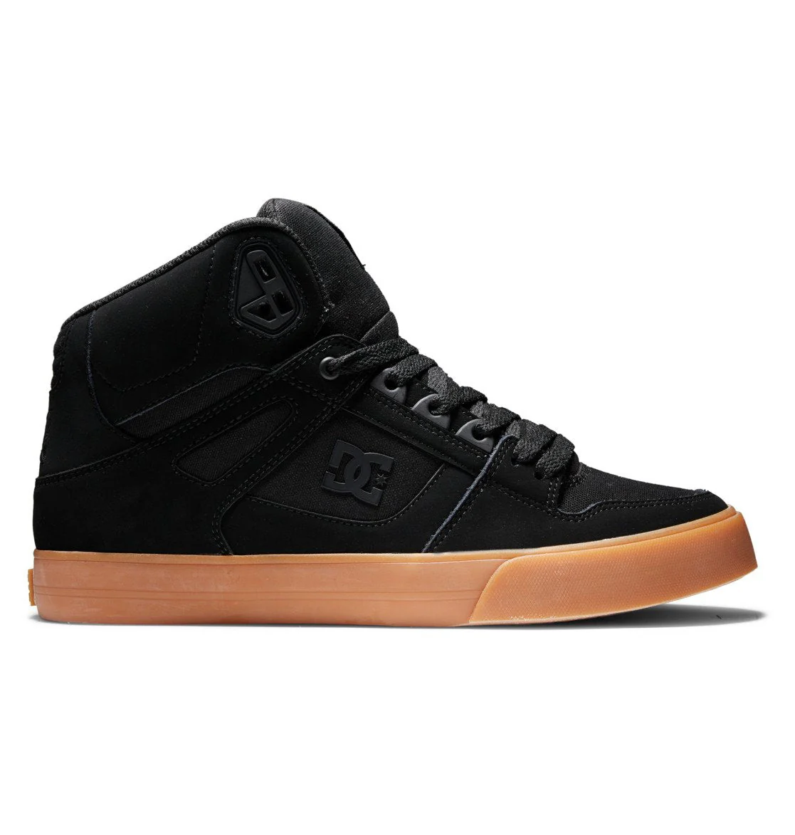 DC MENS PURE HIGH-TOP WC - BLACK/GUM