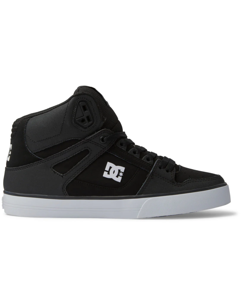 DC MENS PURE HIGH-TOP WC (BLACK/BLACK/WHITE)