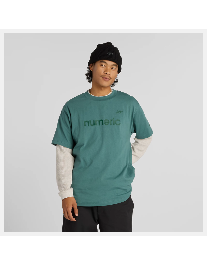 NEW BALANCE NUMERIC COTTON T-SHIRT (NEW SPRUCE)