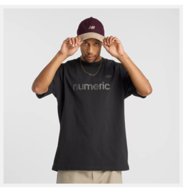 NEW BALANCE NUMERIC COTTON T-SHIRT - BLACK