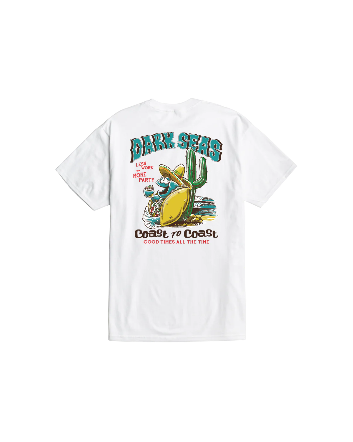 DARK SEAS MORE PARTY PREMIUM TEE - WHITE