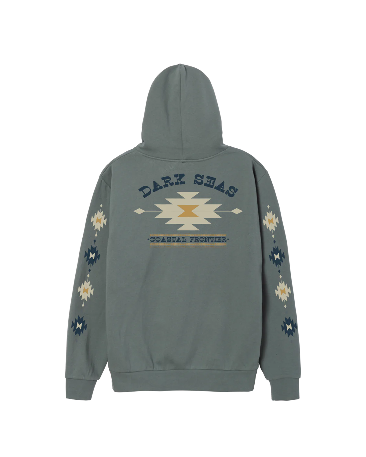 DARK SEAS SERAPE MIDWEIGHT PULLOVER FLEECE - BLUE MAGIC