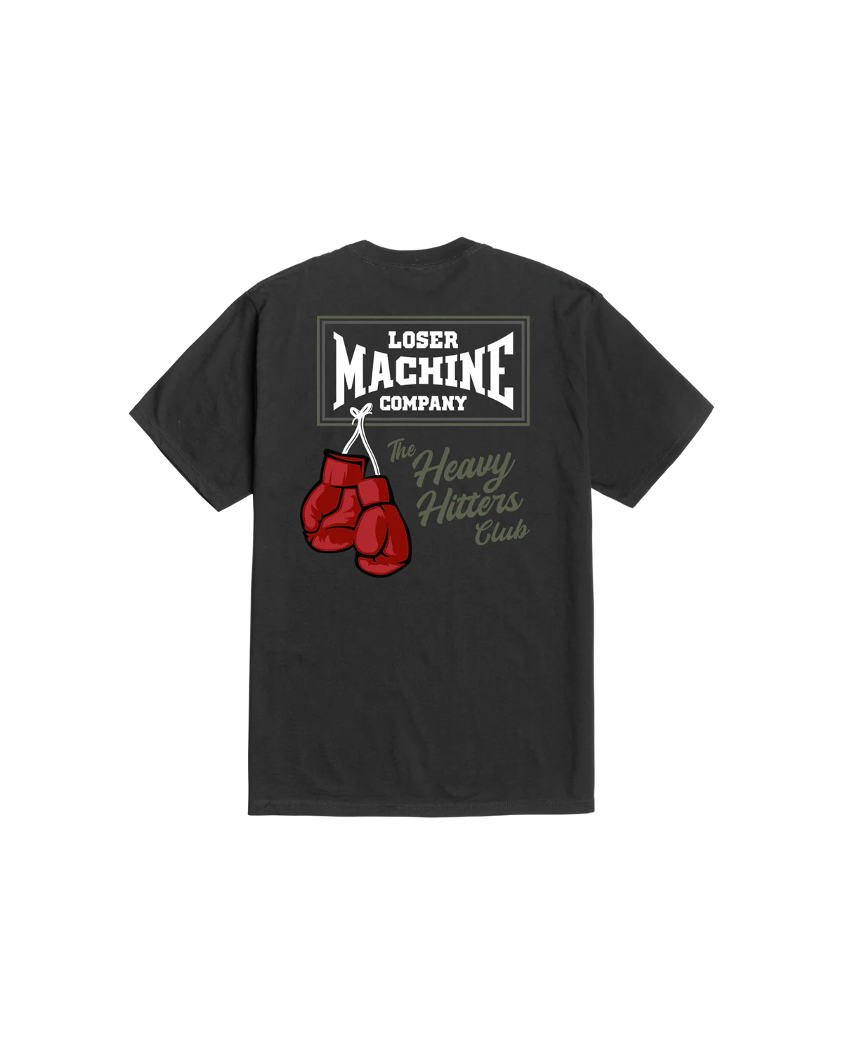 LOSER MACHINE IN THE RING TEE - BLACK