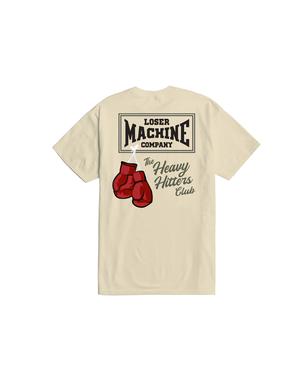 LOSER MACHINE IN THE RING TEE - CREAM