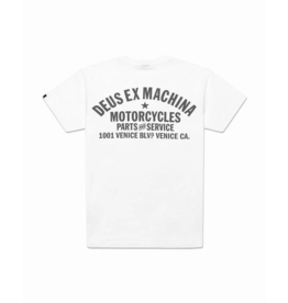 DEUS EX MACHINA VENICE ADDRESS TEE - WHITE