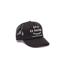 DEUS EX MACHINA CAMPERDOWN ADDRESS TRUCKER - BLACK