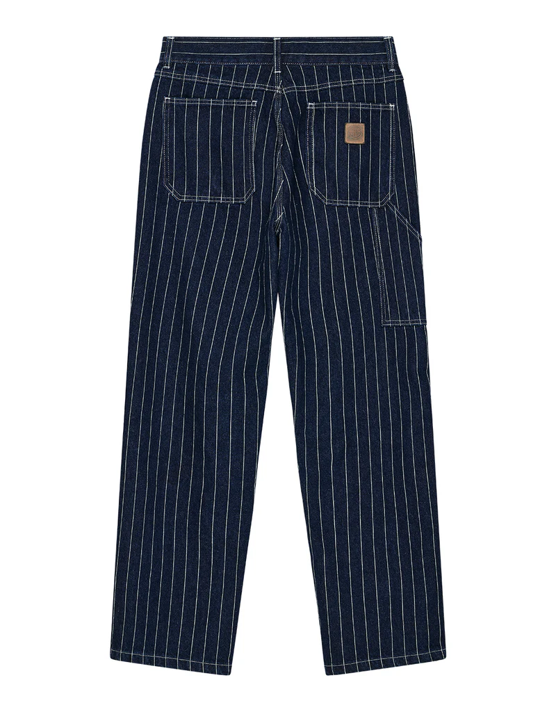DEUS EX MACHINA DALLAS STRIPE WORK PANT (INDIGO)