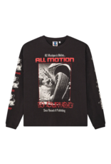DEUS EX MACHINA DANCING GHOST LONGSLEEVE TEE (ANTHRACITE)