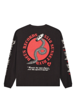 DEUS EX MACHINA DANCING GHOST LONGSLEEVE TEE (ANTHRACITE)