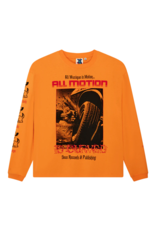 DEUS EX MACHINA DANCING GHOST LONGSLEEVE TEE (PERSIMMON ORANGE)