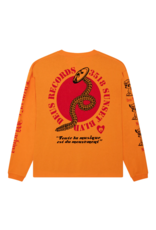 DEUS EX MACHINA DANCING GHOST LONGSLEEVE TEE (PERSIMMON ORANGE)