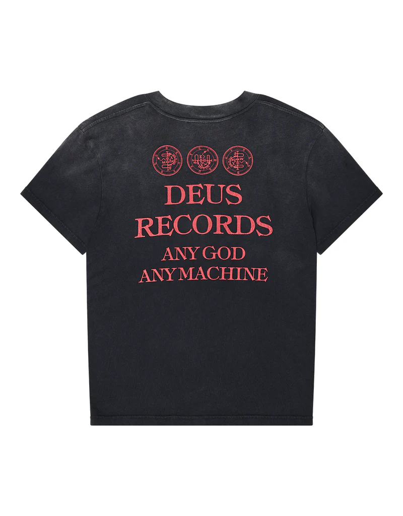 DEUS EX MACHINA DIVINE CONNECTION TEE (ANTHRACITE)