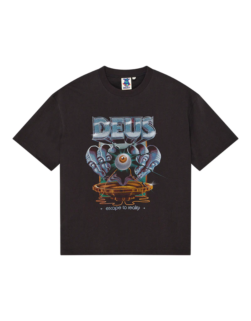 DEUS EX MACHINA GREAT ESCAPE TEE (ANTHRACITE)