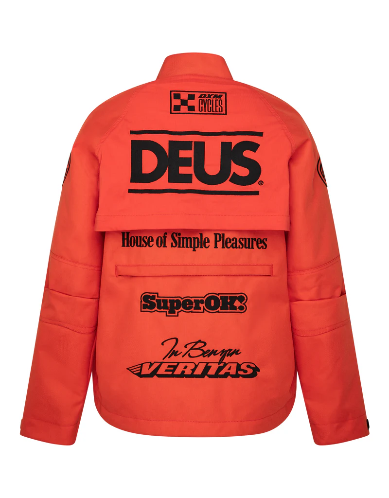 DEUS EX MACHINA OFF ROAD CORDURA JACKET (ORANGE)