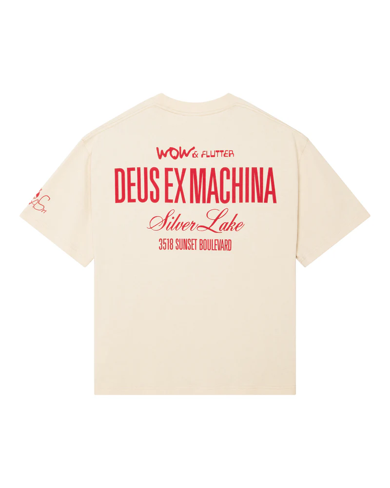 DEUS EX MACHINA SENSORY OVERLOAD TEE - PEBBLE