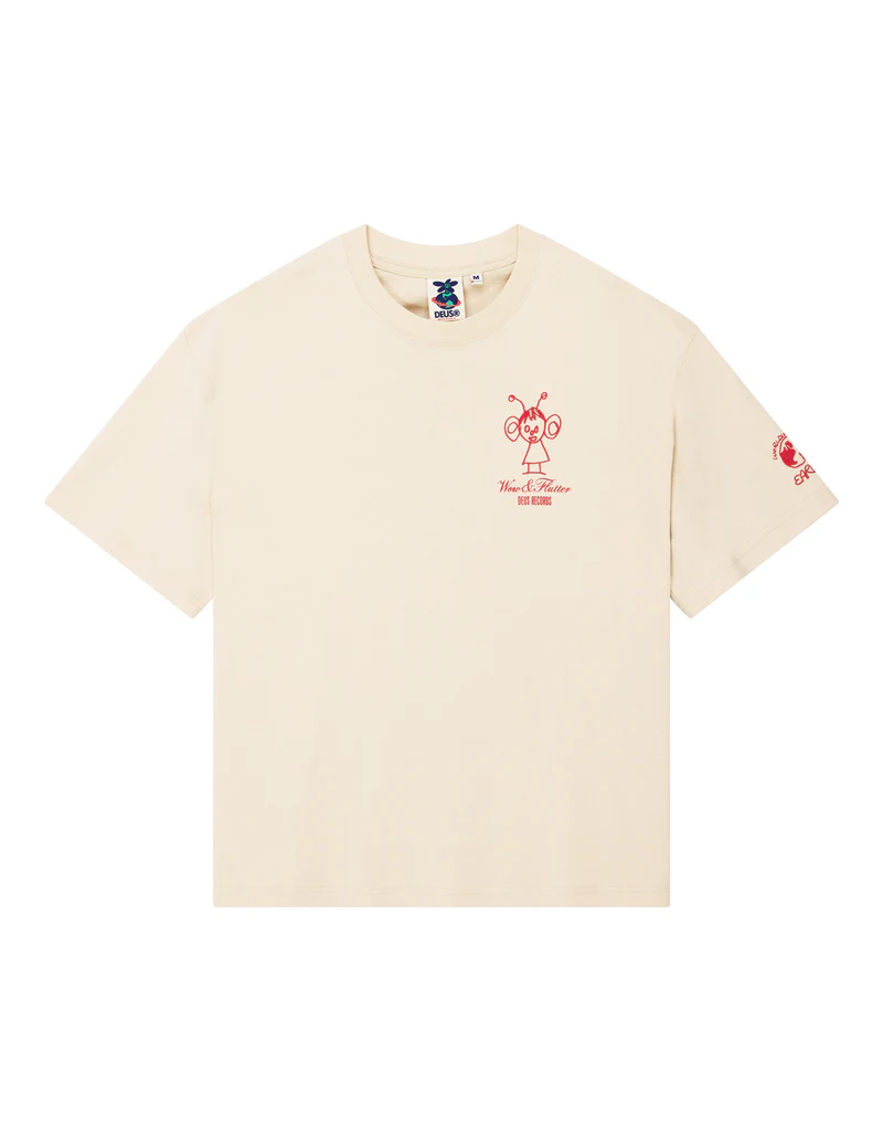 DEUS EX MACHINA SENSORY OVERLOAD TEE (PEBBLE)
