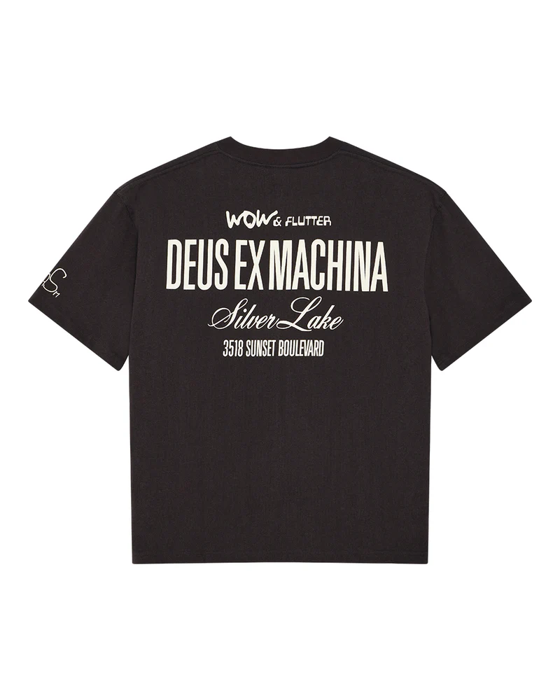 DEUS EX MACHINA SENSORY OVERLOAD TEE - ANTHRACITE