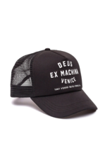 DEUS EX MACHINA VENICE ADDRESS TRUCKER (BLACK)
