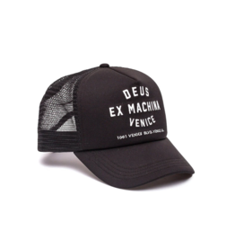 DEUS EX MACHINA VENICE ADDRESS TRUCKER - BLACK
