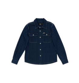 DEUS EX MACHINA VACAY STRIPE DENIM SHIRT - INDIGO