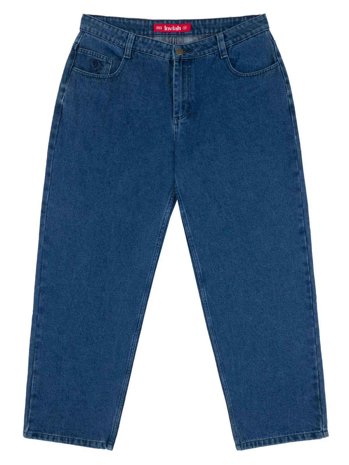 LOVIAH 1990 BAGGY DENIM PANTS - INDIGO MEDIUM WASH