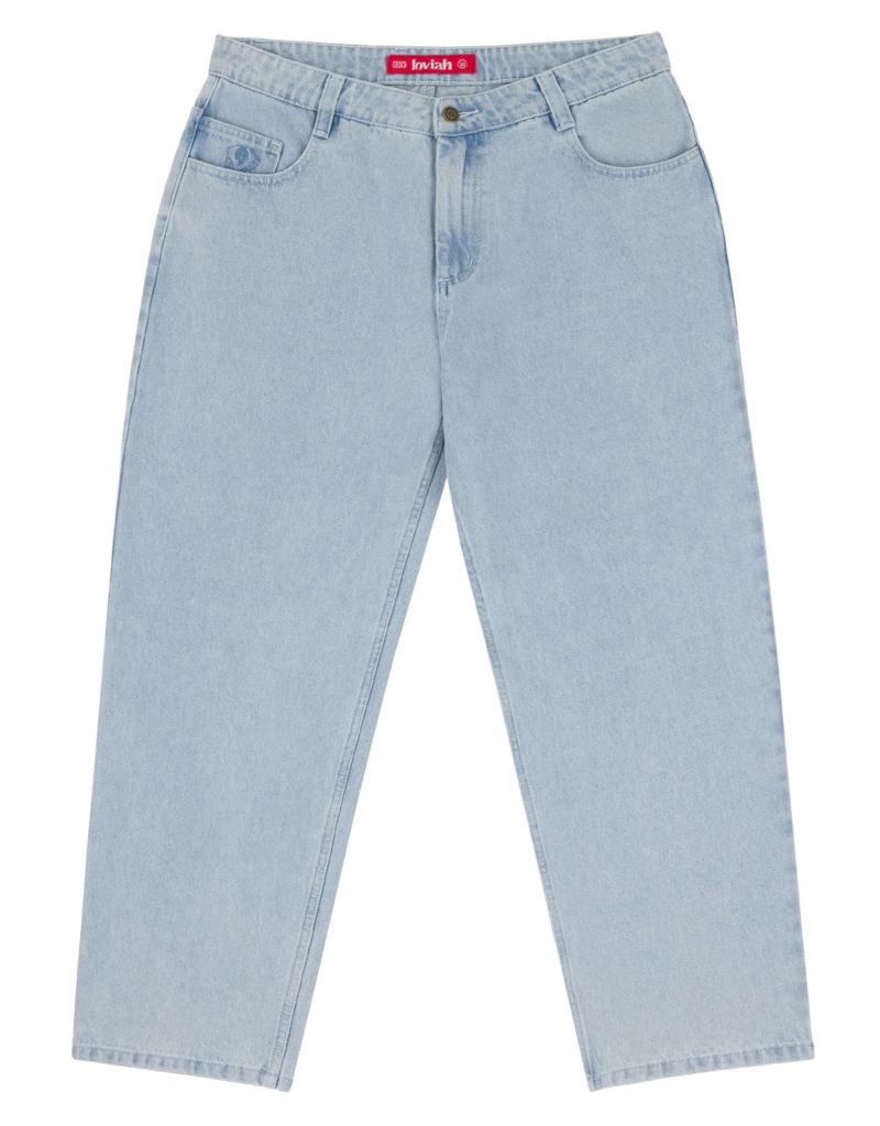 LOVIAH 1990 BAGGY DENIM PANTS (WHITE BLUE WASH)
