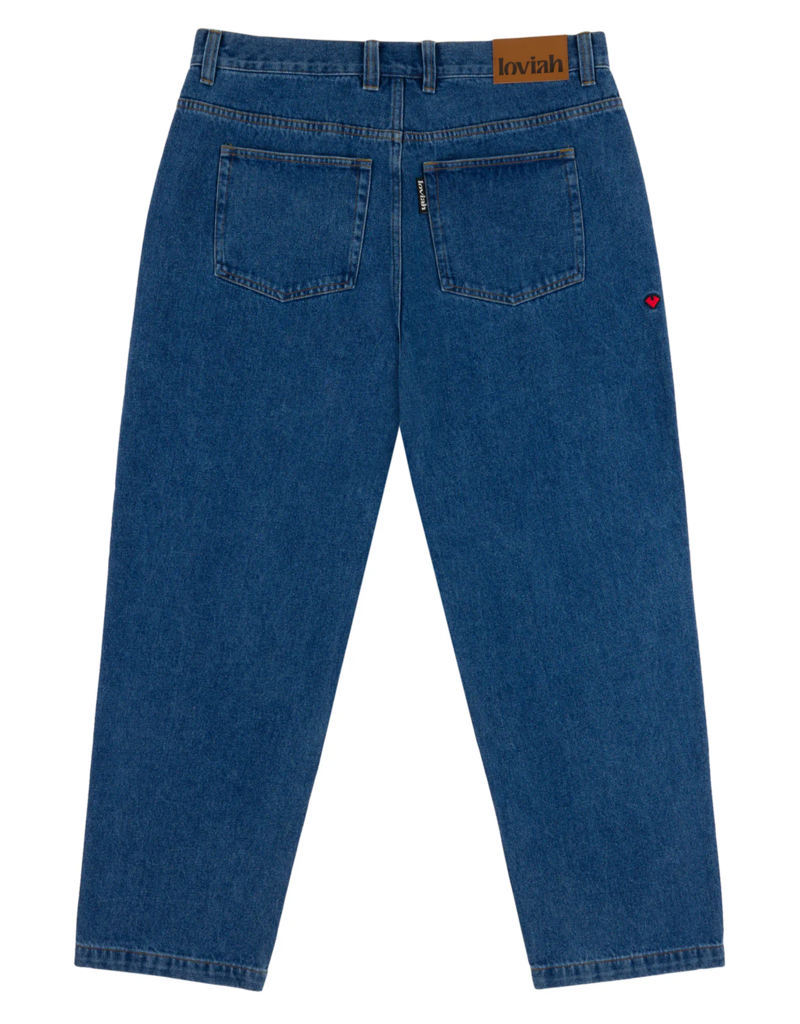 LOVIAH OG BAGGY 5 POCKET DENIM (INDIGO MEDIUM WASH)