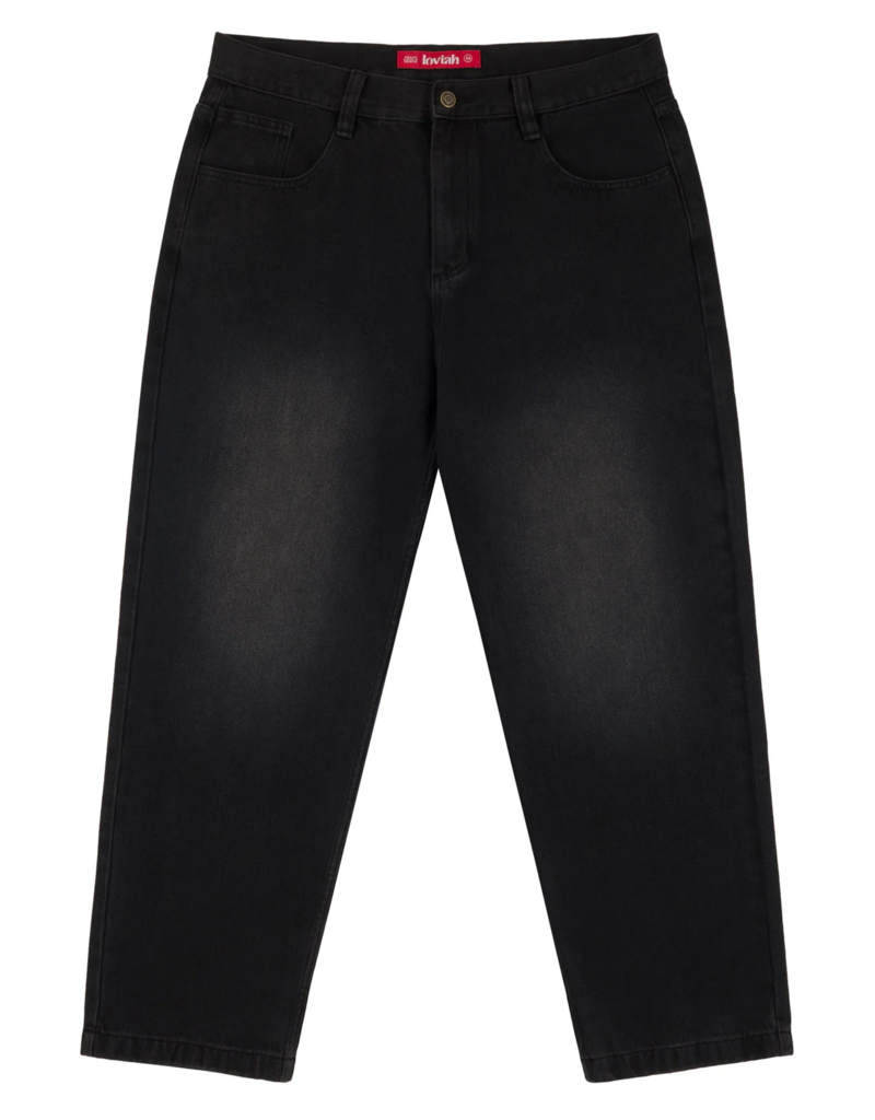 LOVIAH OG SAND BLASTED 5 POCKET DENIM (BLACK DENIM)