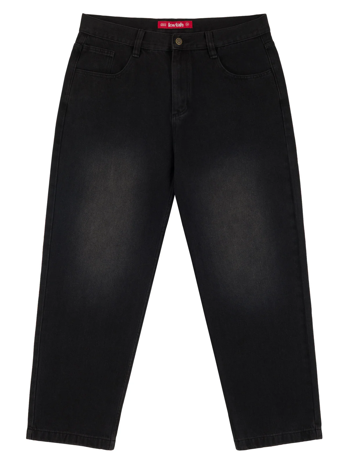 LOVIAH OG SAND BLASTED 5 POCKET DENIM - BLACK DENIM