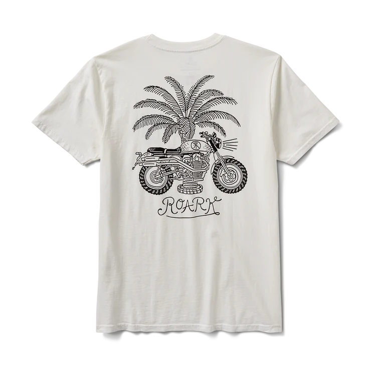 ROARK MOTO SS TEE - OFF WHITE