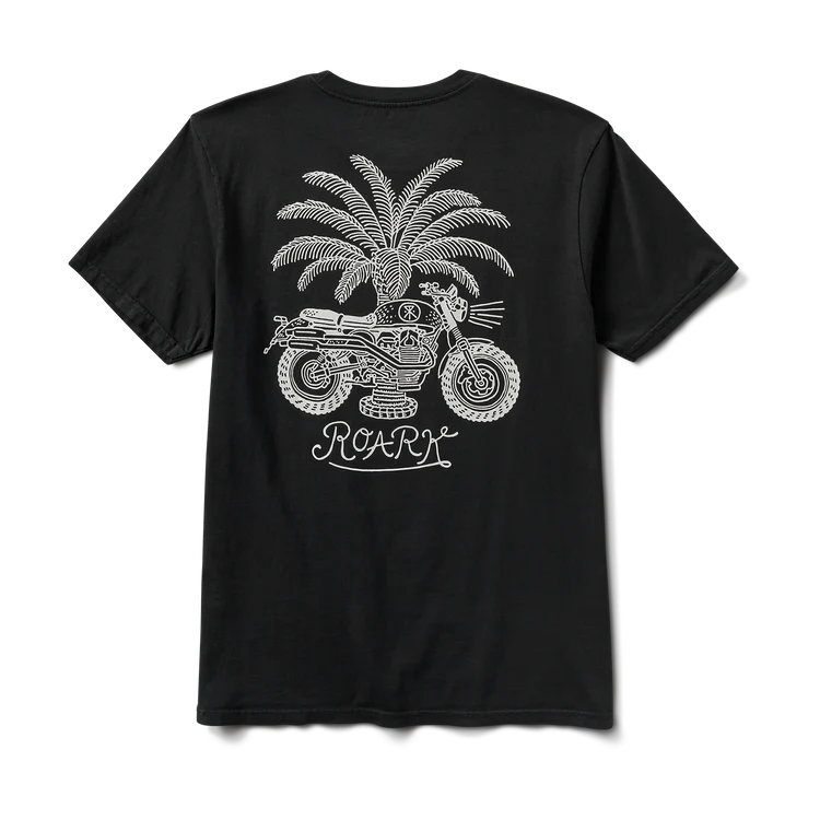 ROARK MOTO SS TEE - BLACK