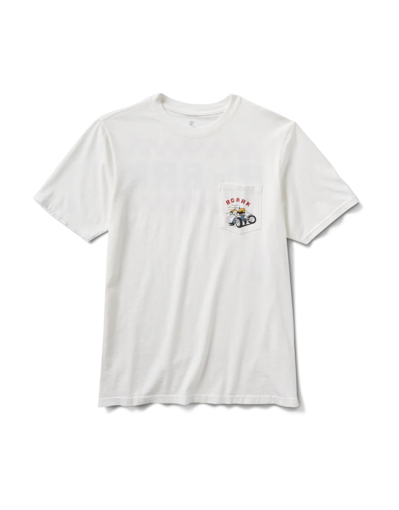 ROARK MOTO POCKET SS TEE (OFF WHITE)
