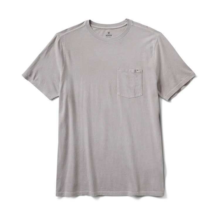 ROARK MADE TO FADE WASHED TEE - GREY