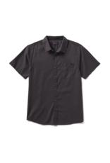 ROARK MADE TO FADE WASHED S/S WOVEN SHIRT (CHARCOAL)