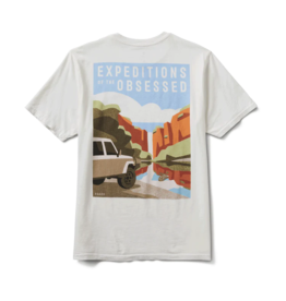 ROARK EXPEDITIONS OF THE OBSESSED SS TEE - OFF WHITE