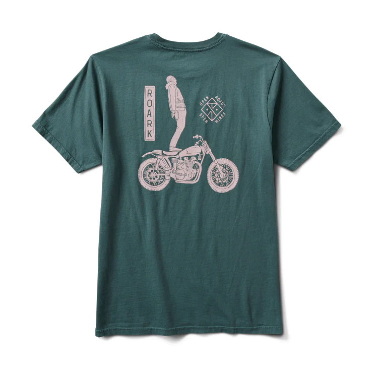 ROARK GHOSTRIDER SS TEE - FOREST