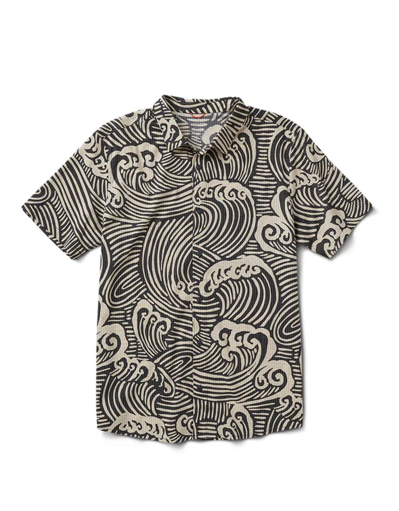 ROARK BLESS UP S/S SHIRT (BLACK WAVE)