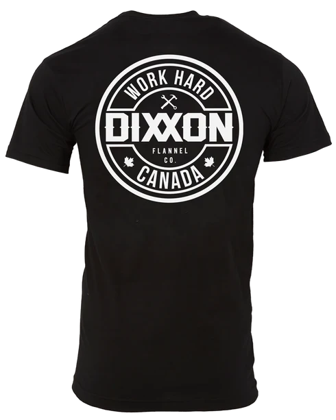 DIXXON CORPO CANADA TEE - BLACK