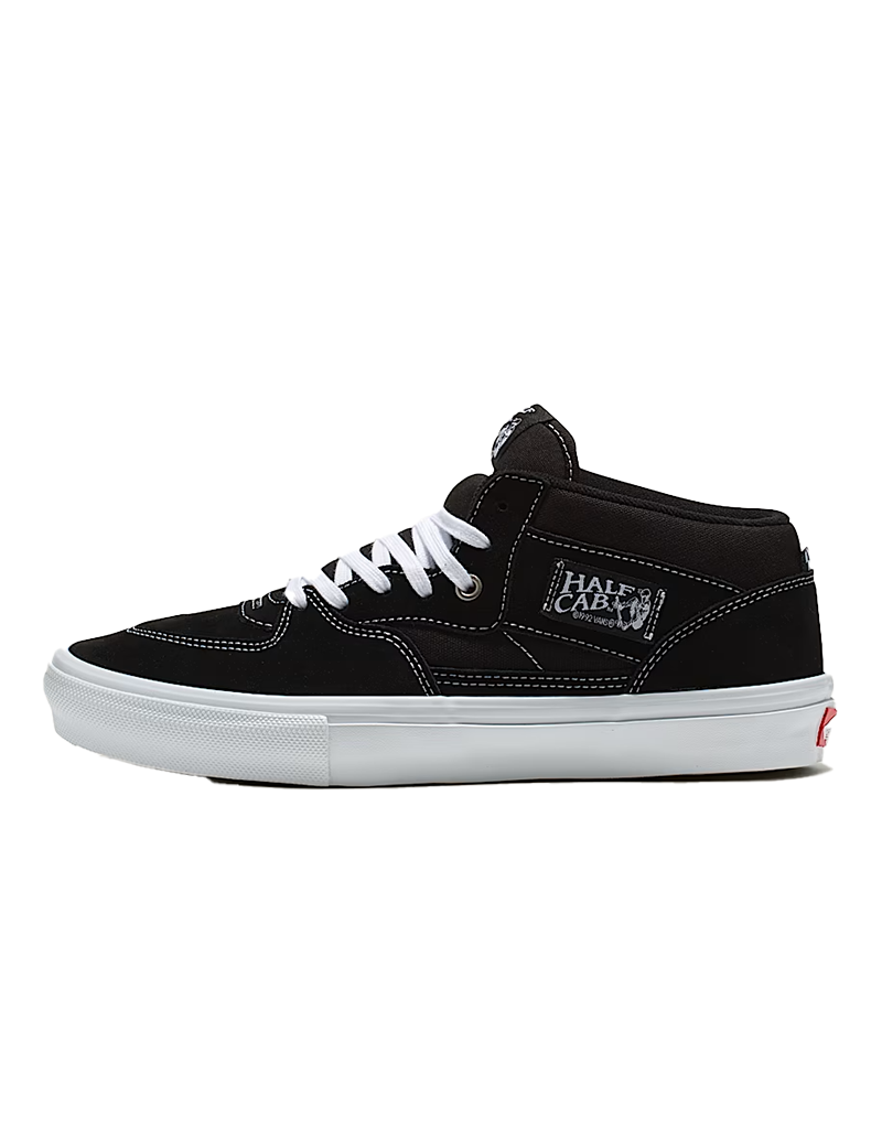 VANS MENS SKATE HALF CAB (BLACK/WHITE)