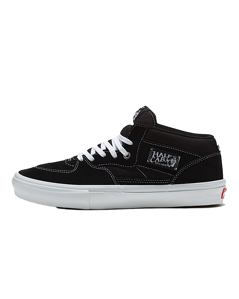 VANS MENS SKATE HALF CAB - BLACK/WHITE
