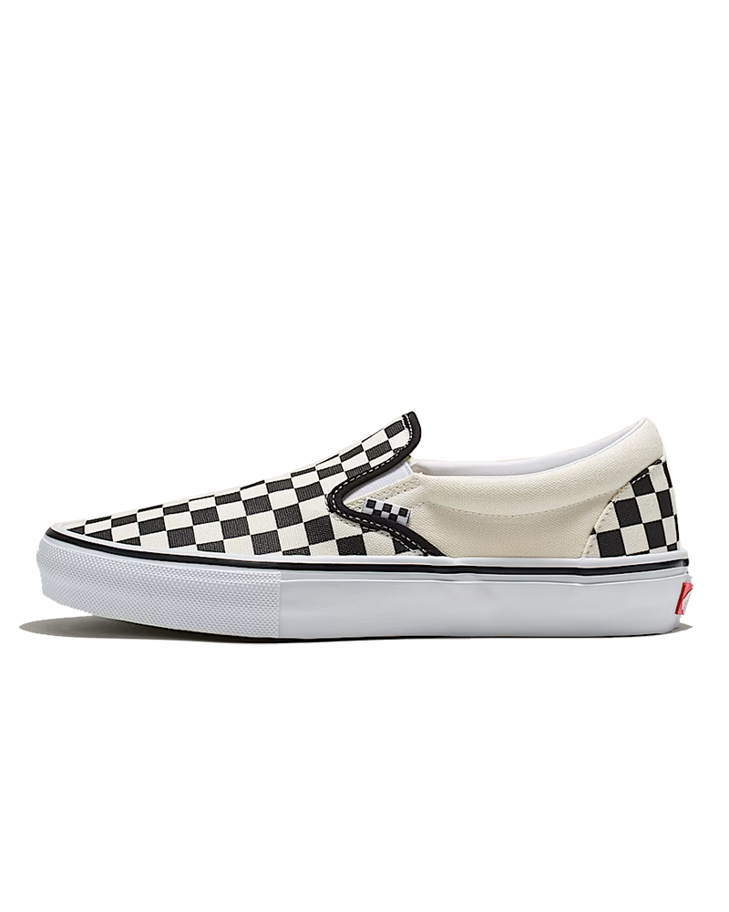 VANS SKATE SLIP-ON - CHECKER BLACK OFF WHITE