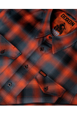 DIXXON MENS SOUND OF FREEDOM FLANNEL (ORANGE/GREY)