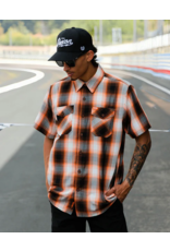 DIXXON MENS FUEL S/S BAMBOO SHIRT (BLACK/GREY/ORANGE/WHITE)