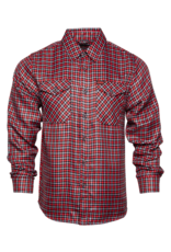 DIXXON MENS FORGELINE FLANNEL (RED/BLACK/GRAY)