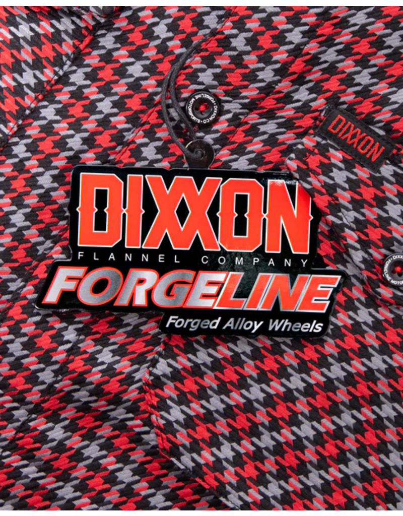 DIXXON MENS FORGELINE FLANNEL (RED/BLACK/GRAY)