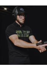 DIXXON MENS CAMO STRIPES BLACK PREMIUM POLO (ASSORTED)